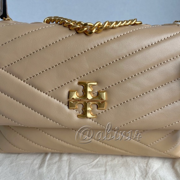 Tory Burch Kira Chevron Small Convertible Leather Shoulder Bag - Picture 14 of 16